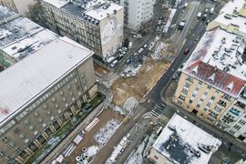 We Wrocławiu trwa przebudowa pierwszego fragmentu ulicy Pomorskiej [ZDJĘCIA]