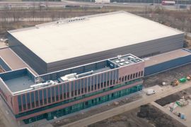 Nowa, duża, wielofunkcyjna hala sportowa we Wrocławiu prawie gotowa [FILM]