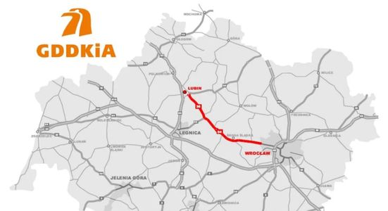 Wrocław i Lubin połączy nowa dwupasmowa droga (2x2) [MAPY]