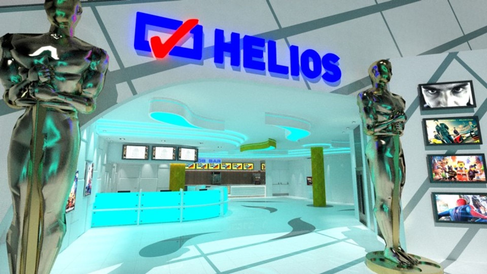  Nowy koncept kina Helios w Aurze Centrum Olsztyna