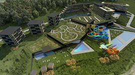 W Krynicy-Zdroju planowana jest budowa wielkiego kompleksu hotelowego z aquaparkiem [WIZUALIZACJE]