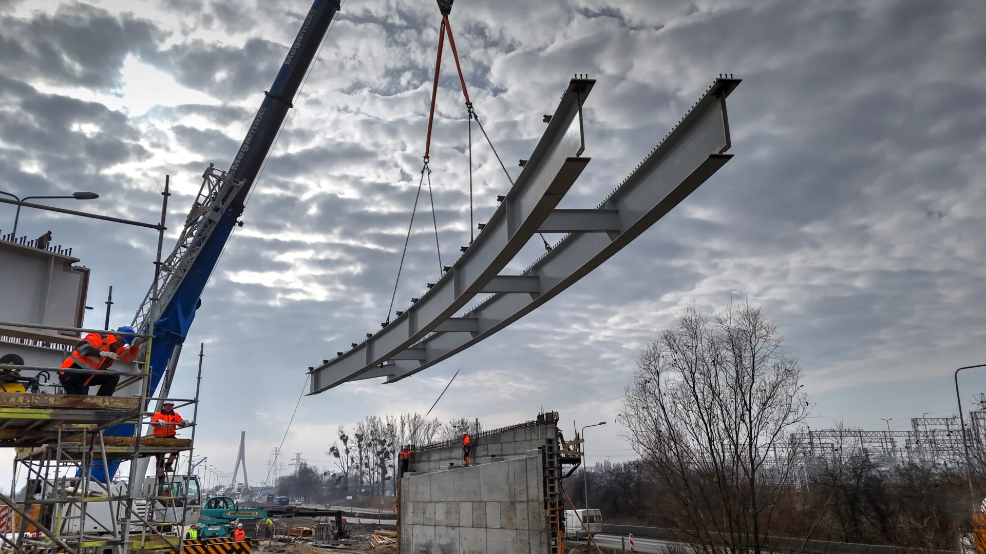  Trwa budowa układu drogowego w obszarze Portu Północnego w Gdańsku 