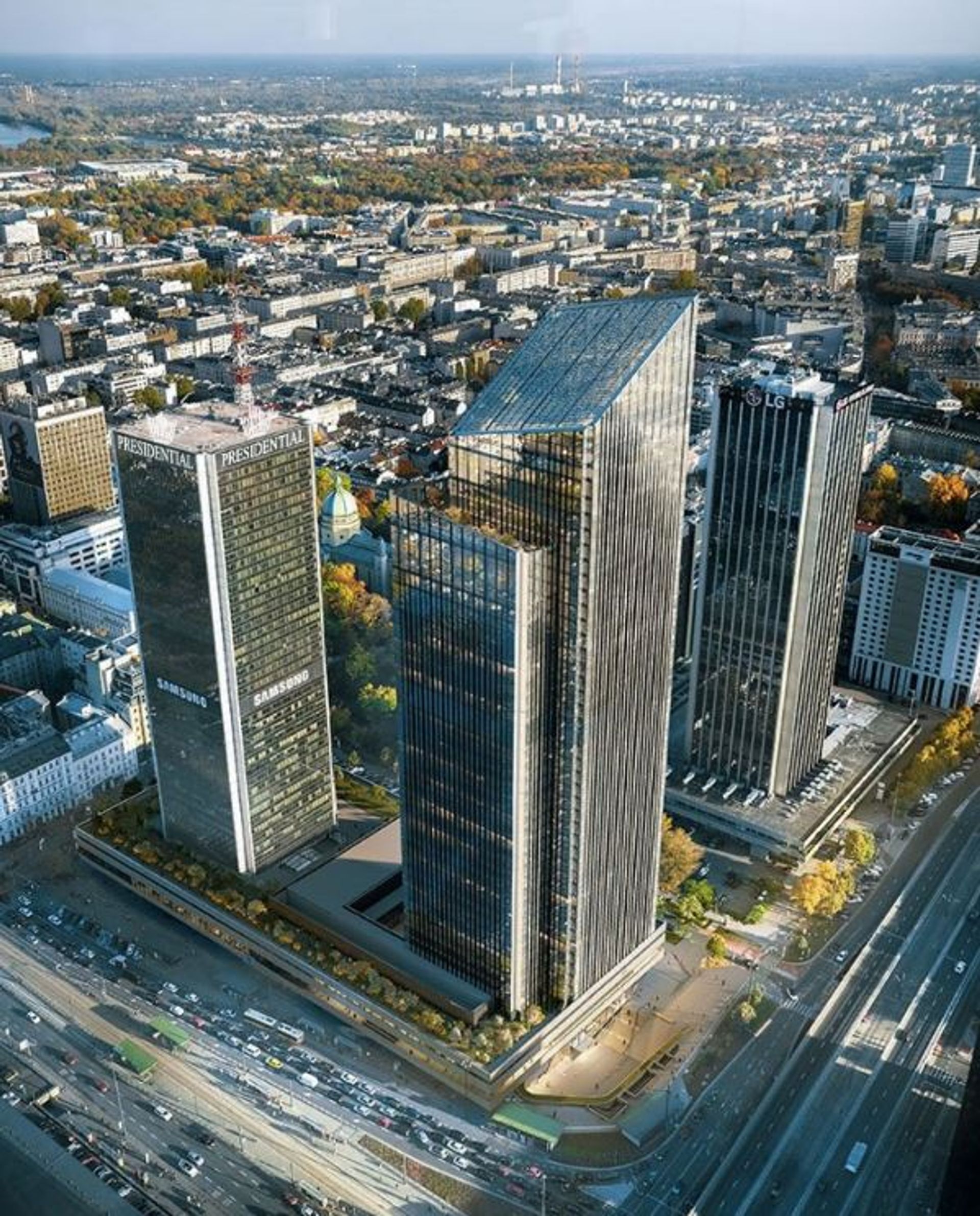 W centrum Warszawy powstanie nowy, blisko 200-metrowy wieżowiec 
