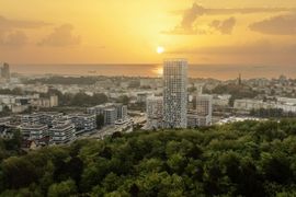 W Gdyni powstaje SKYCITY ze 120-metrową wieżą [FILM+WIZUALIZACJE]