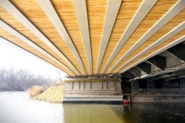 Co słychać na budowie nowego mostu na Białołęce? [ZDJĘCIA]