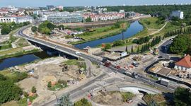 Postęp prac na Moście Chrobrego i zmiany w organizacji ruchu [FILM+ZDJĘCIA+WIZUALIZACJA]