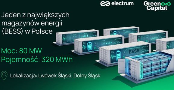 Green Capital wybuduje na Dolnym Śląsku jeden z największych wielkoskalowych magazynów energii w Polsce 
