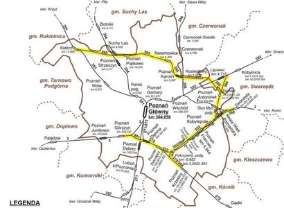 Trwa przebudowa Towarowej Obwodnicy Poznania [FILMY]