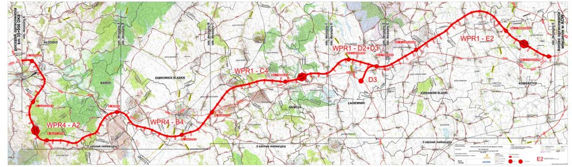 Dolny Śląsk: Wybrano rekomendowany wariant przebiegu trasy S8 z Wrocławia do Kłodzka