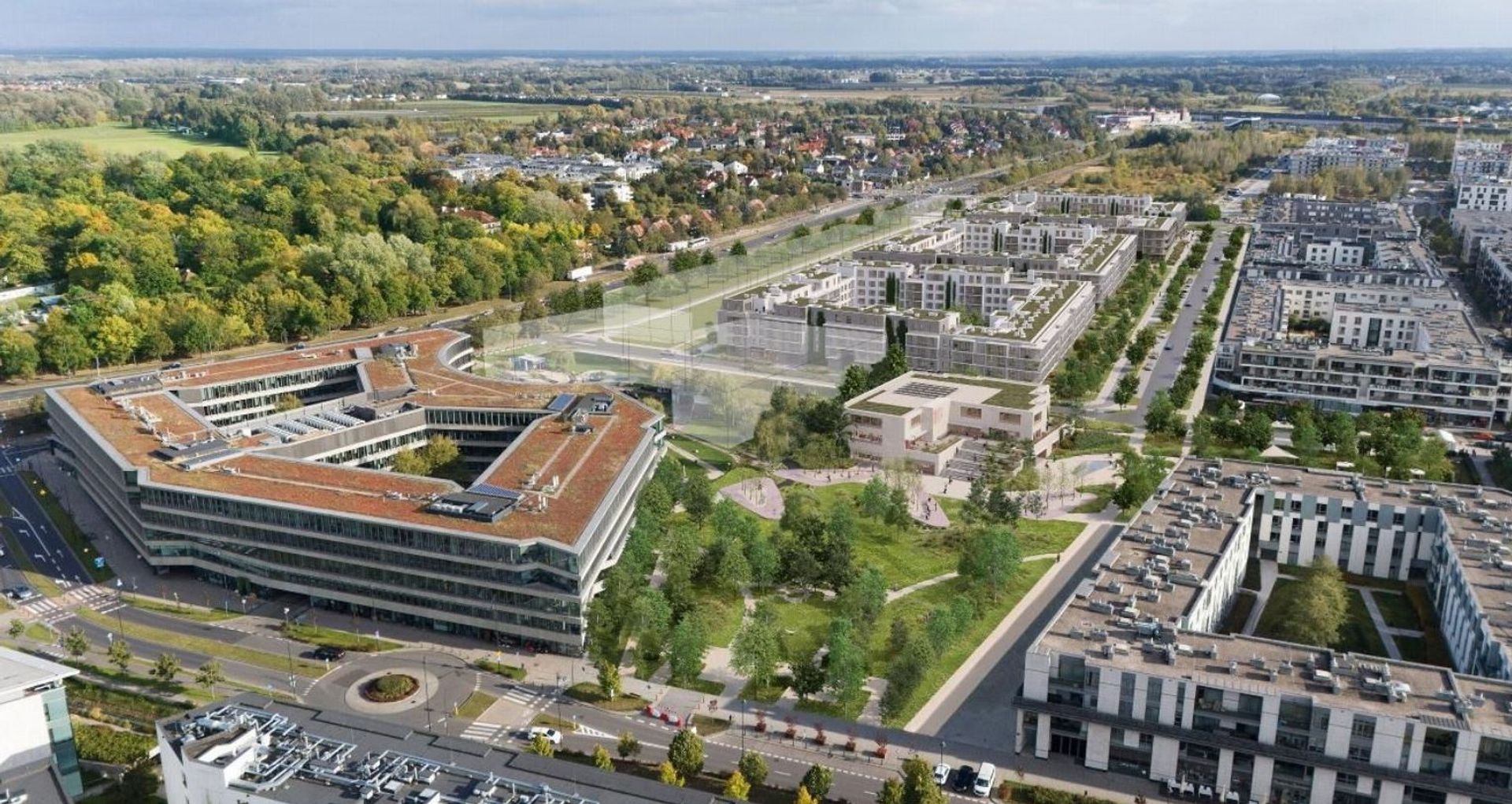 Warszawa: Robyg planuje wielofunkcyjne osiedle w Wilanowie. Powstaną trzy budynki wielorodzinne i Młodzieżowy Dom Kultury 
