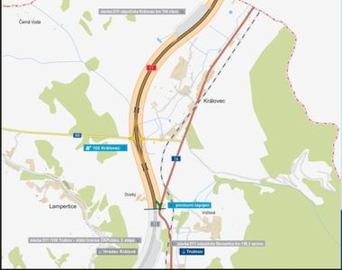 Polska zyska szybkie połączenie z Pragą. Czesi kończą pierwszy odcinek autostrady D11 przy granicy z Dolnym Śląskiem