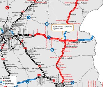 Zielone światło dla budowy trzeciego odcinka autostrady A2 pomiędzy Siedlcami i Białą Podlaską